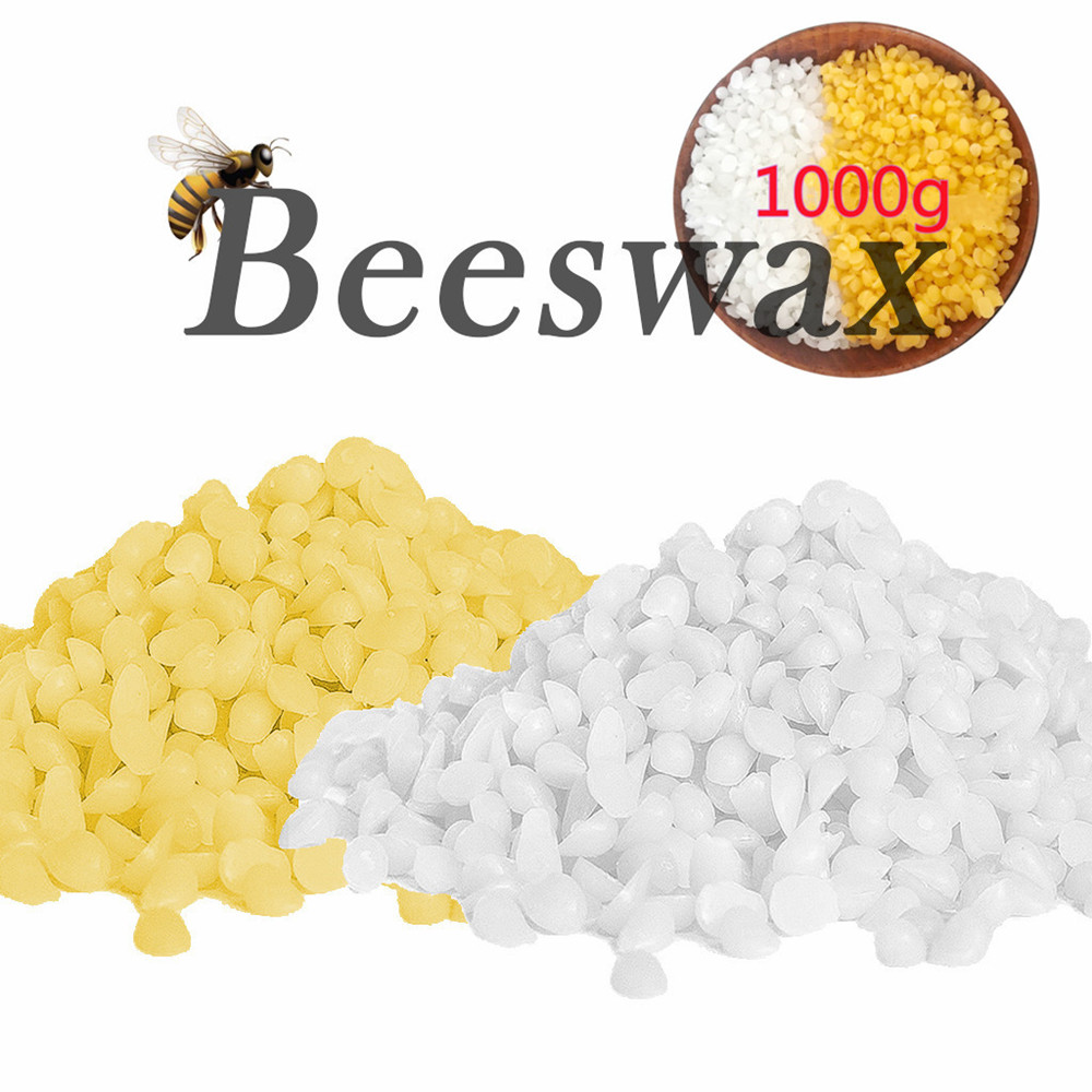 Candle Supplies To Make Candles - 1000G ขี้ผึ้งธรรมชาติบริสุทธิ์100% เพิ่มถั่วเหลืองขี้ผึ้ง DIY Handmade ของขวัญเทียนขี้ผึ้งอุปกรณ์สีเหลืองและขี้ผึ้งสีขาว