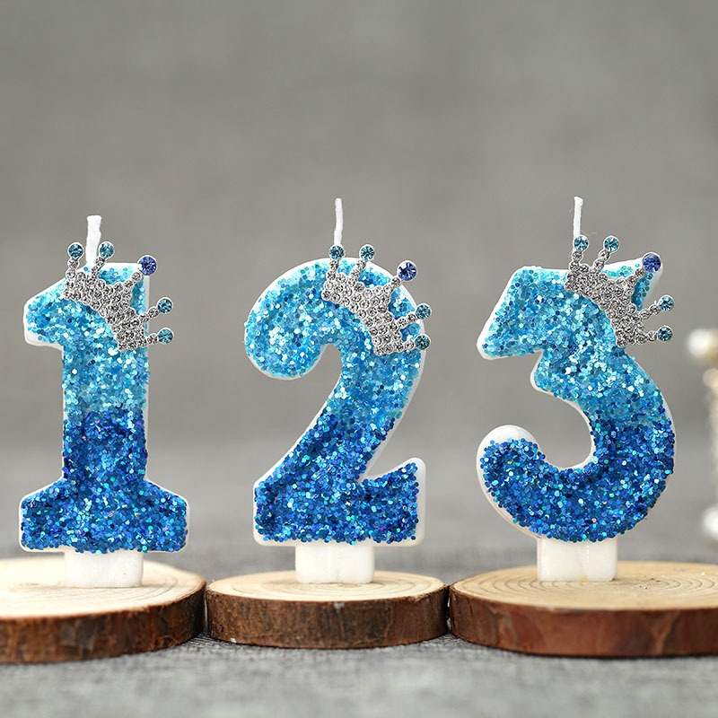 เทียนวันเกิดดิจิตอลรูปมงกุฎนกย - Candle Supplies Usa บทวิจารณ์และราคา