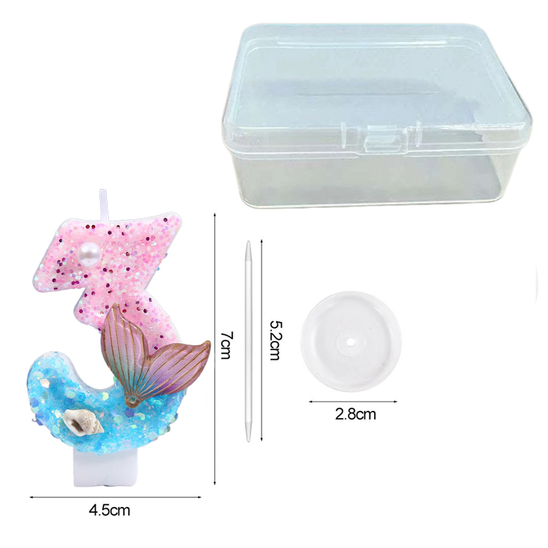 เทียนวันเกิดดิจิตอลสีน้ำเงินไล - Candle Supplies Usa บทวิจารณ์และราคา