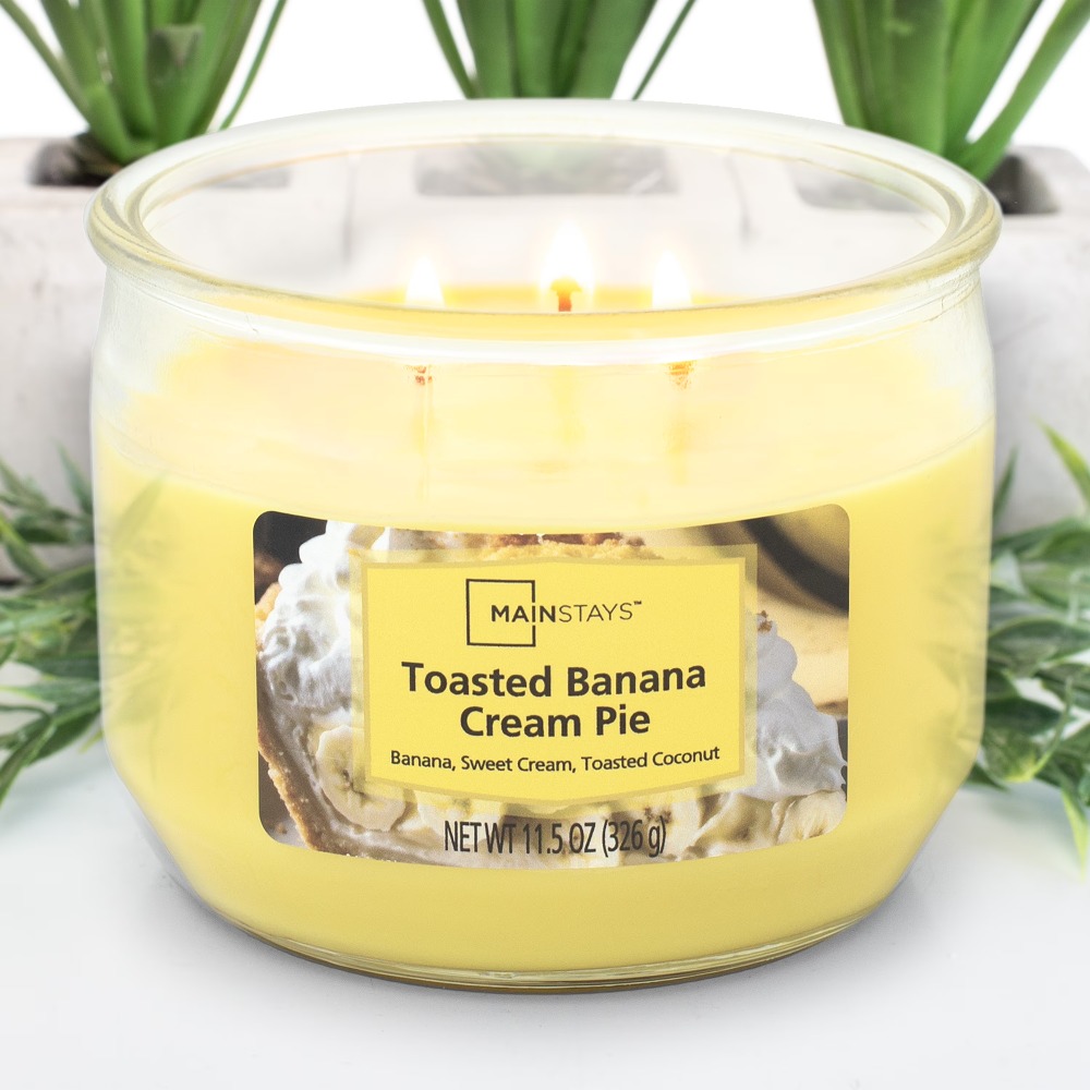 เทียนหอมกลิ่นพายกล้วยอบกรอบ 3  - Candle Supplies Free Shipping บทวิจารณ์และราคา