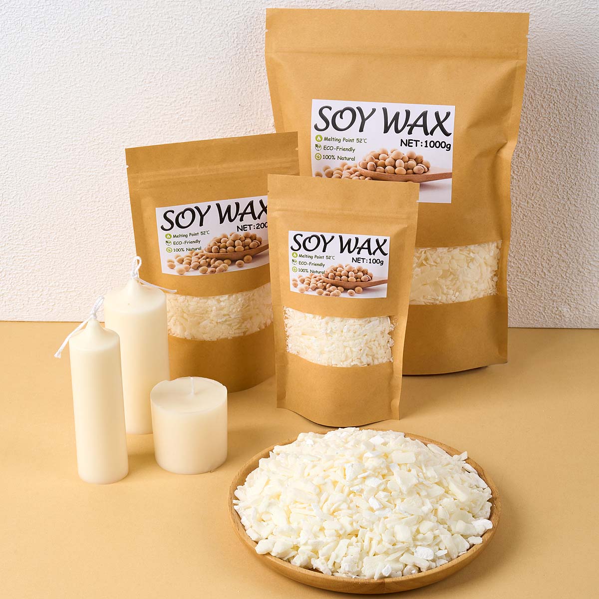 1 ปอนด์ขี้ผึ้งถั่วเหลืองสีขาวบ - Candle Supplies To Make Candles บทวิจารณ์และราคา