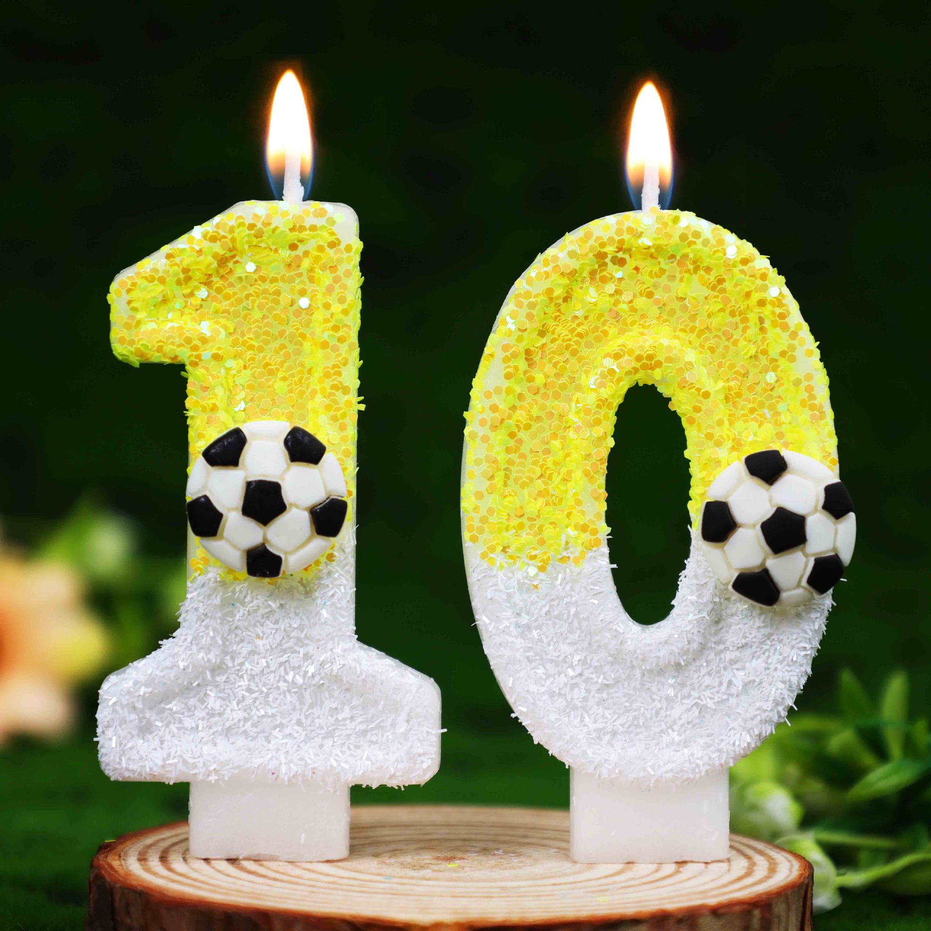 เทียนวันเกิดดิจิตอลรูปฟุตบอลปร - Candle Supplies Usa บทวิจารณ์และราคา