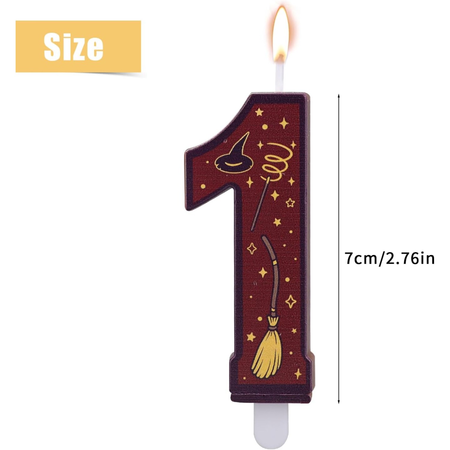 1 ชุด เทียนสีน้ำตาลธีมเวทมนตร์ - Candle Supplies Usa บทวิจารณ์และราคา