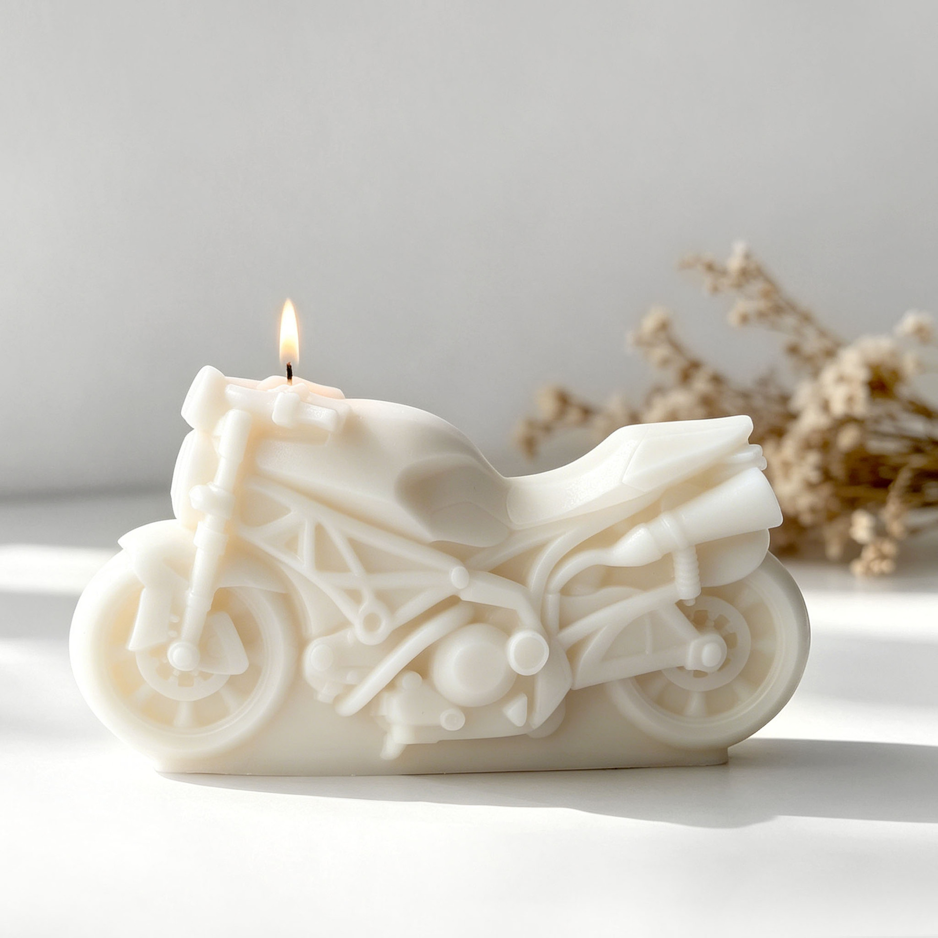แม่พิมพ์ซิลิโคนรูปทรงมอเตอร์ไซ - Candle Supplies Tins บทวิจารณ์และราคา