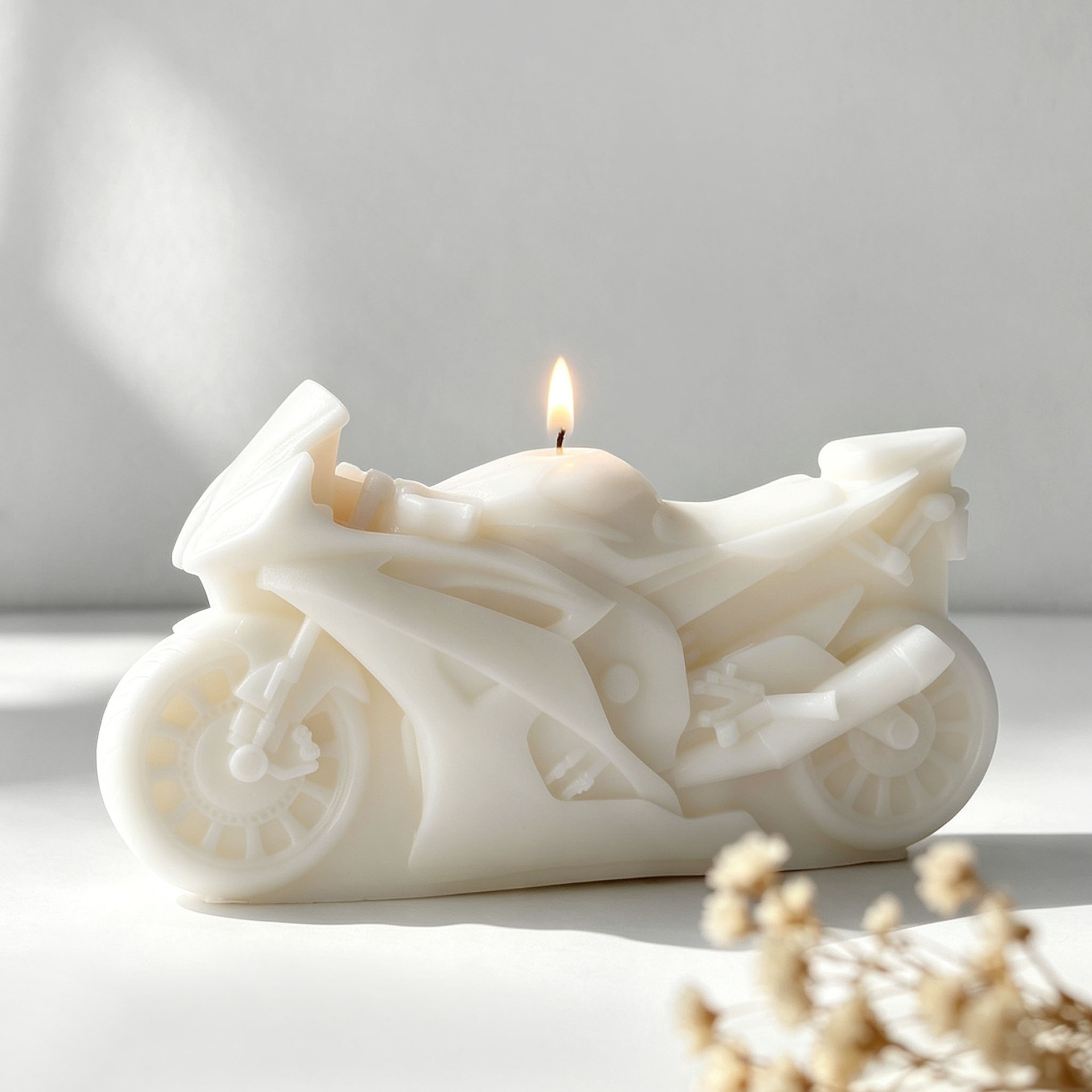 แม่พิมพ์ซิลิโคนรูปทรงมอเตอร์ไซ - Candle Supplies Tins บทวิจารณ์และราคา