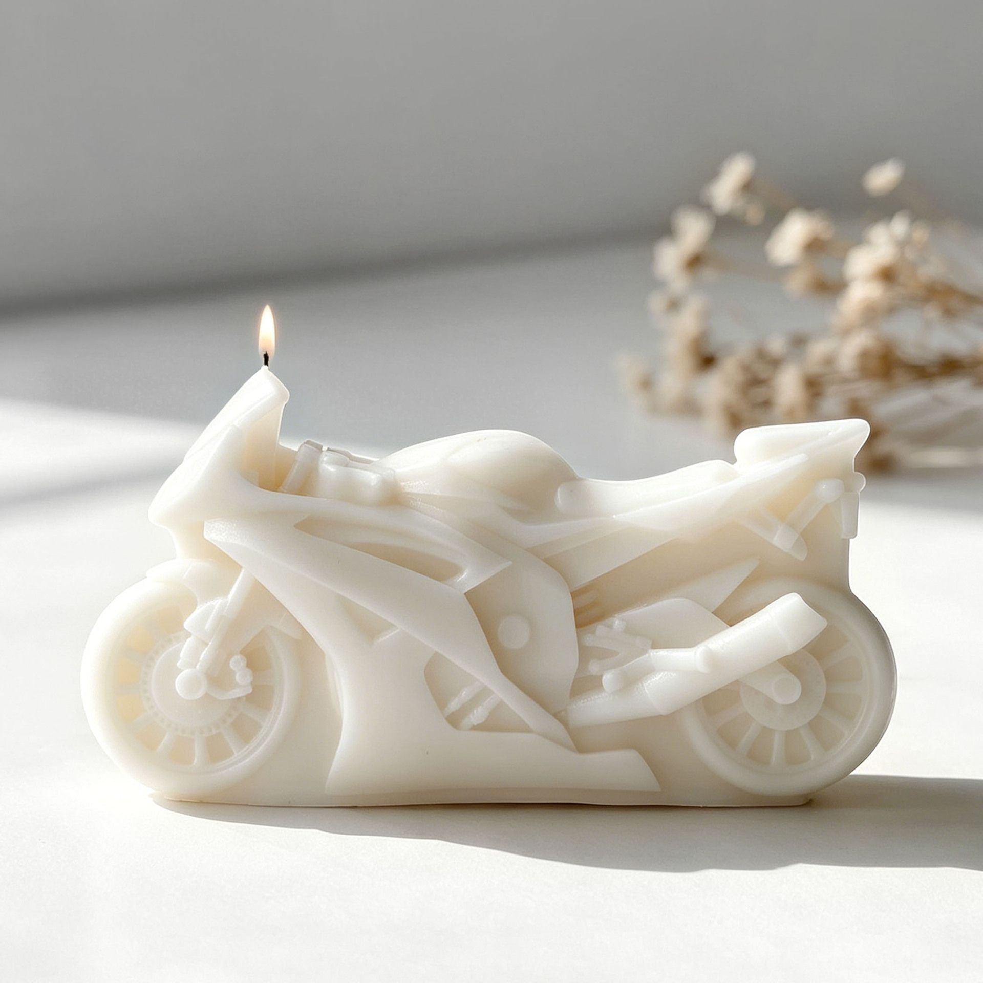 แม่พิมพ์ซิลิโคนรูปทรงมอเตอร์ไซ - Candle Supplies Tins บทวิจารณ์และราคา