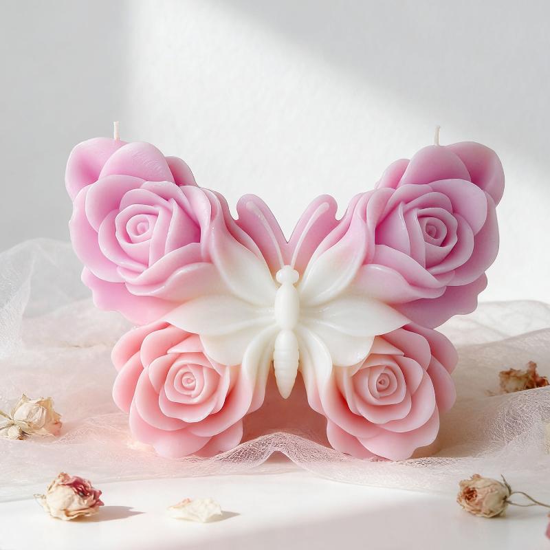 แม่พิมพ์ซิลิโคนรูปผีเสื้อกุหลา - Candle Supplies To Make Candles บทวิจารณ์และราคา