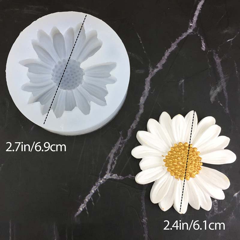 DIY เทียนแม่พิมพ์ซิลิโคน Daisy - Candle Supplies Tins บทวิจารณ์และราคา