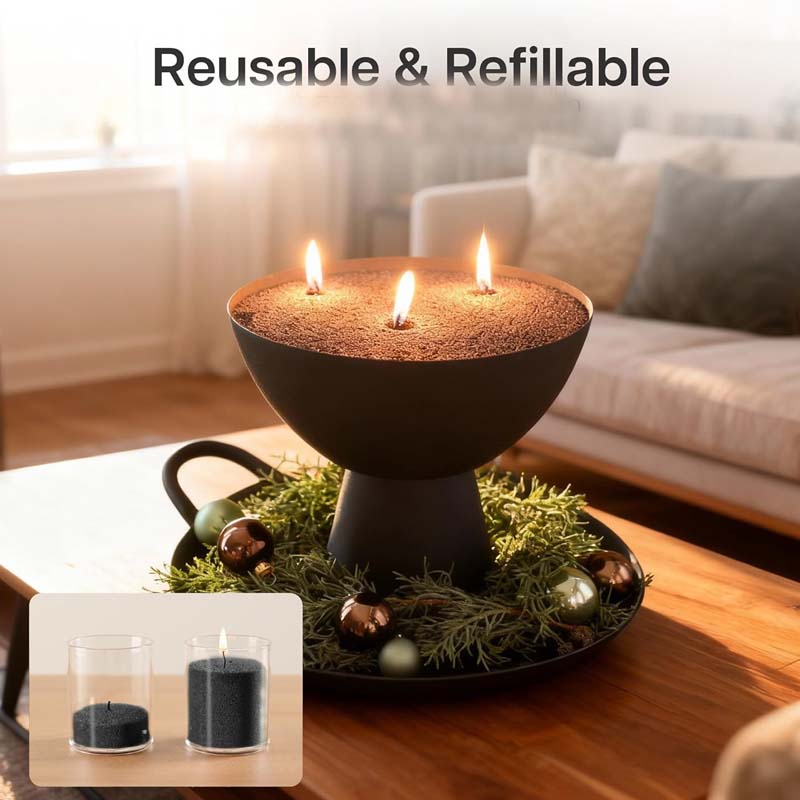 ทรายเทียนสีดำพร้อมไส้เทียน 200 - Candle Supplies Tins บทวิจารณ์และราคา