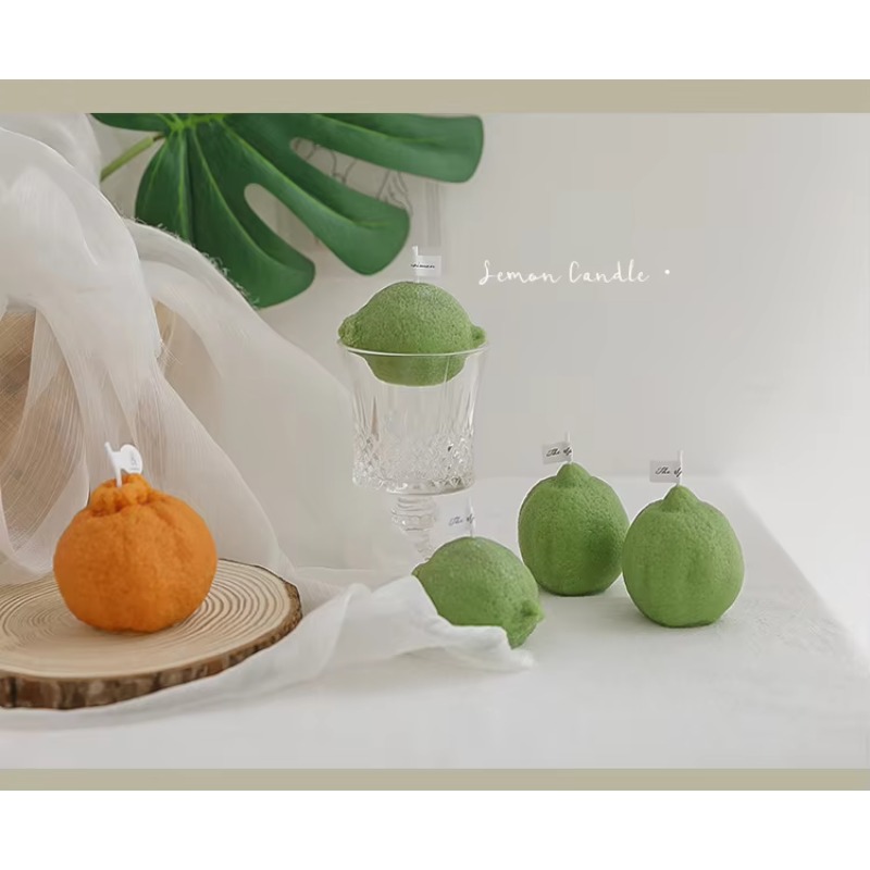 เทียนหอมรูปเลมอนตกแต่งบ้าน ของ - Candle Supplies Usa บทวิจารณ์และราคา